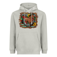 Moon Dust western horse horseshoe roses sunflowers serape leopard Heavyweight Hoodie - Artiststas