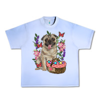 Grape Ice easter pug Urban Heavy Tee - RanaPortraitStore