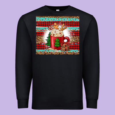 Christmas Coffee Premium Sweatshirt Designed By Jasminsmagicworld