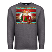 Charcoal Heather Christmas coffee Premium Sweatshirt - Jasminsmagicworld