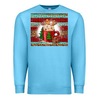 Ocean Blue Christmas coffee Premium Sweatshirt - Jasminsmagicworld
