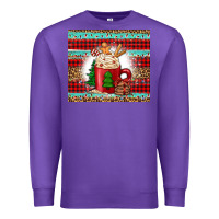 Purple Christmas coffee Premium Sweatshirt - Jasminsmagicworld