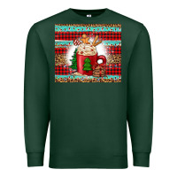 Sports Green Christmas coffee Premium Sweatshirt - Jasminsmagicworld