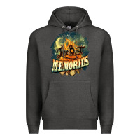 Charcoal Heather camping the best memories Premium Hoodie - NancyCooperArtShop