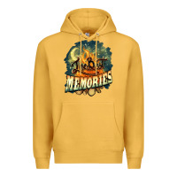 Mustard camping the best memories Premium Hoodie - NancyCooperArtShop