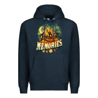 Navy camping the best memories Premium Hoodie - NancyCooperArtShop