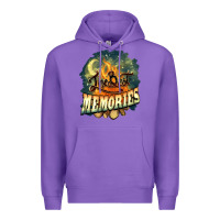 Purple camping the best memories Premium Hoodie - NancyCooperArtShop