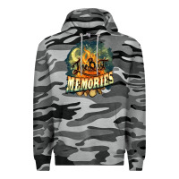 Slate Camo camping the best memories Premium Hoodie - NancyCooperArtShop