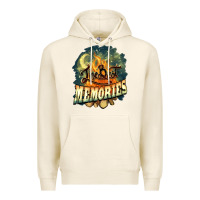 Tofu camping the best memories Premium Hoodie - NancyCooperArtShop