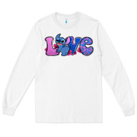 White love stitch Long Sleeve Tee - Zillion Design Studio