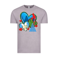 Vintage Zinc guatemala hearts Vintage Tee - texasbilliewilder