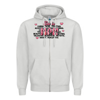 Dove Grey she is mom compliment words Zipper Hoodie - JahusDesignShop