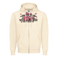 Sandshell she is mom compliment words Zipper Hoodie - JahusDesignShop