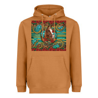 Meerkat western horse horseshoe roses gemstones glitter wooden Heavyweight Hoodie - Artiststas