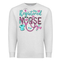 Oatmeal Heather registered nurse rn Premium Sweatshirt - BarkalooDesign