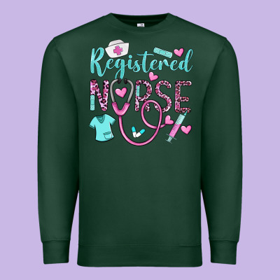 Registered Nurse Rn Premium Sweatshirt Designed By Barkaloodesign