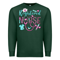 Sports Green registered nurse rn Premium Sweatshirt - BarkalooDesign