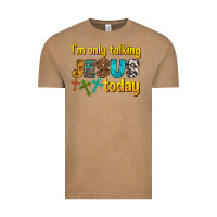 Vintage Coffee im only talking jesus today Vintage Tee - texasbilliewilder