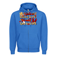 True Royal kinda house wife kinda thug wife Zipper Hoodie - JahusDesignShop