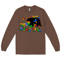 Chestnut mama bear autism Long Sleeve Tee - Zillion Design Studio