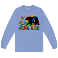 Colony Blue mama bear autism Long Sleeve Tee - Zillion Design Studio