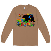 Toasted Coconut mama bear autism Long Sleeve Tee - Zillion Design Studio