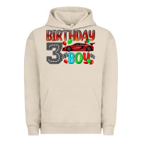 Pigment French Oak birthday boy 3 Urban Hoodie - BundleAndBundleShop