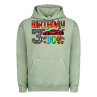 Pigment Oil Green birthday boy 3 Urban Hoodie - BundleAndBundleShop