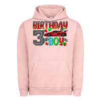 Pigment Salmon birthday boy 3 Urban Hoodie - BundleAndBundleShop