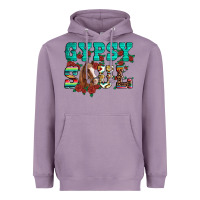 Lavender western gypsy soul horse roses serape aztec leopard Heavyweight Hoodie - Artiststas