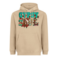 Mushroom western gypsy soul horse roses serape aztec leopard Heavyweight Hoodie - Artiststas