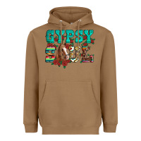 Toasted Coconut western gypsy soul horse roses serape aztec leopard Heavyweight Hoodie - Artiststas
