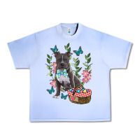 Grape Ice easter pitbull Urban Heavy Tee - RanaPortraitStore