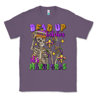 Lavender bead up bitches it's mardi gras skeleton Classic Tee - FaDigitalArtStudio