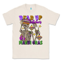 Natural bead up bitches it's mardi gras skeleton Classic Tee - FaDigitalArtStudio