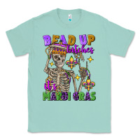 Bead Up Bitches It's Mardi Gras Skeleton Classic Tee | Teevron