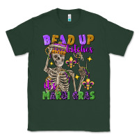 Sports Green bead up bitches it's mardi gras skeleton Classic Tee - FaDigitalArtStudio