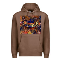 Chestnut tiger america Premium Hoodie - NancyCooperArtShop