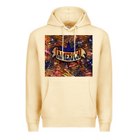 Pina Colada tiger america Premium Hoodie - NancyCooperArtShop