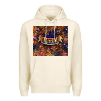 Tofu tiger america Premium Hoodie - NancyCooperArtShop