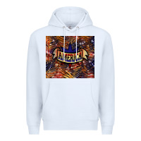 White tiger america Premium Hoodie - NancyCooperArtShop