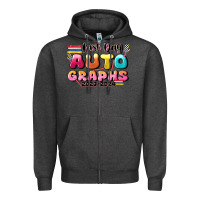 Charcoal Heather last day autographs Zipper Hoodie - JahusDesignShop