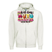 Oatmeal Heather last day autographs Zipper Hoodie - JahusDesignShop