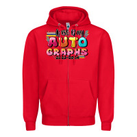 Red last day autographs Zipper Hoodie - JahusDesignShop