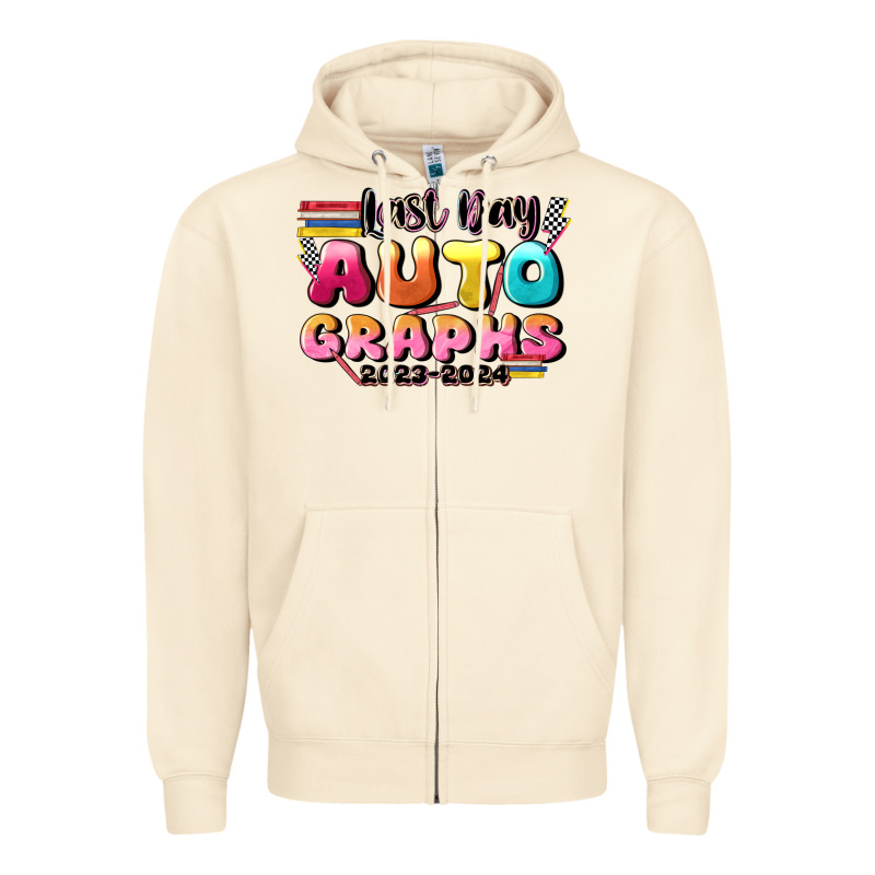Last Day Autographs Zipper Hoodie by JahusDesignShop | Teevron