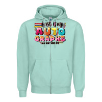 Seafoam last day autographs Zipper Hoodie - JahusDesignShop