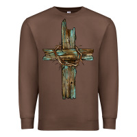 Chestnut cross with thorn Premium Sweatshirt - BarkalooDesign