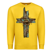Lemon cross with thorn Premium Sweatshirt - BarkalooDesign