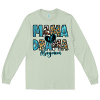 Matcha mama of drama boy mom Long Sleeve Tee - Zillion Design Studio