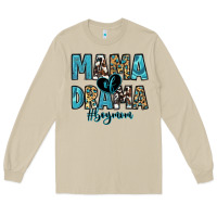 Mushroom mama of drama boy mom Long Sleeve Tee - Zillion Design Studio